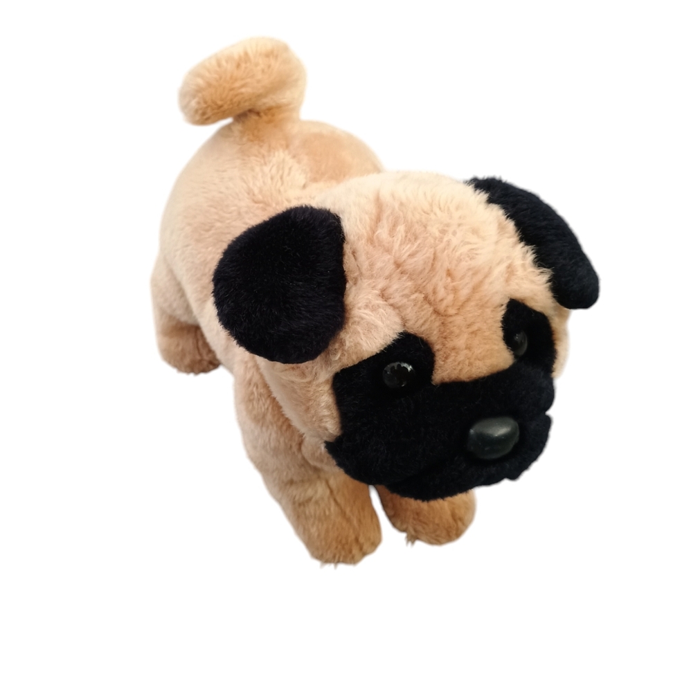 TY Classic Plush - DAX the Pug Dog (Medium Size 12 inch)